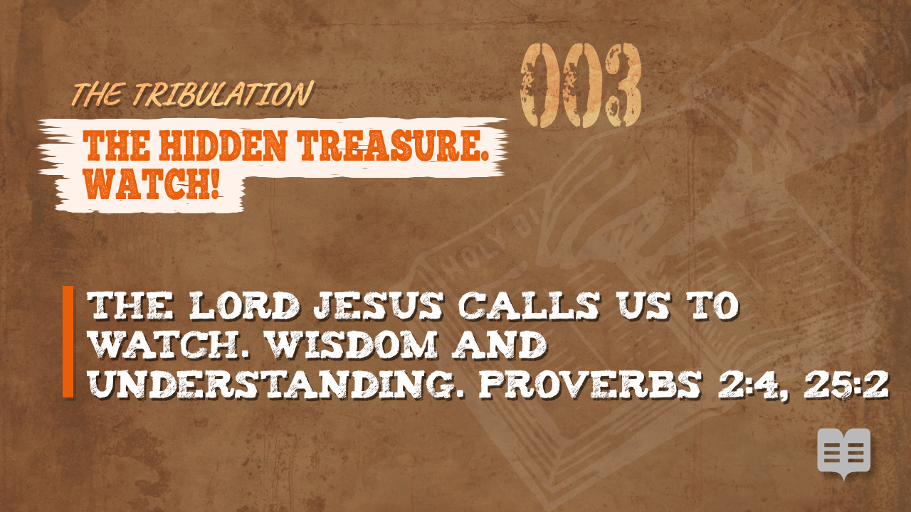 THE TRIBULATION SERIES (003)= THE HIDDEN TREASURE. WATCH!