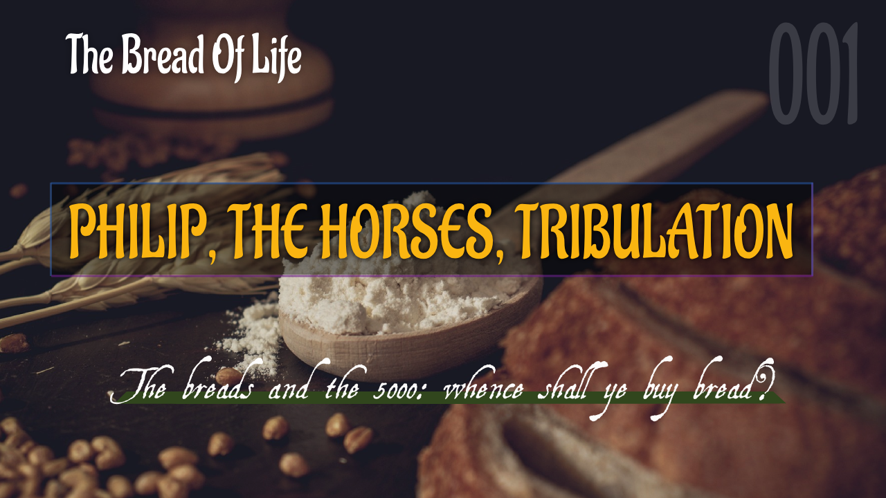 THE BREAD OF LIFE (001): PHILIP, THE HORSES, TRIBULATION