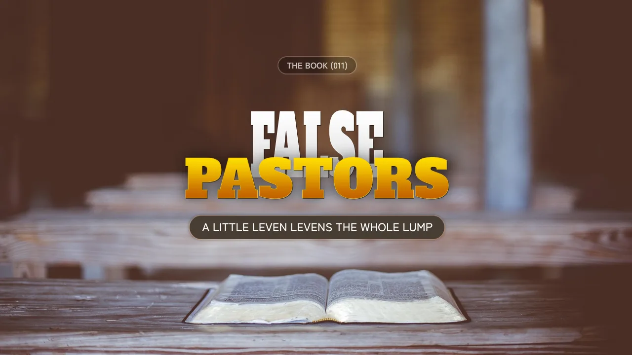 THE BOOK (011): FALSE PASTORS